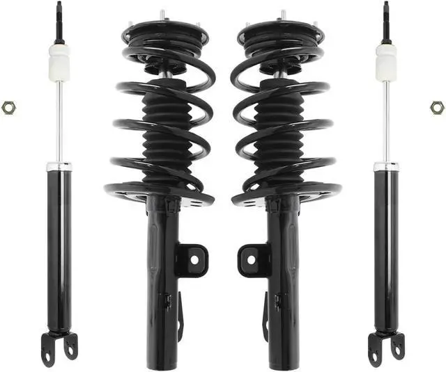 Main image of Unity Automotive 4-11013-252120-001 Fnt & Rr Complete Strut Assembly Shock Kit For 2009-2012 Ford Flex