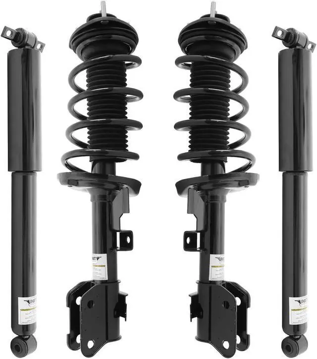 Main image of Unity Automotive 4-11907-250050-001 Fnt & Rr Complete Strut Assembly Shock Kit For 2011-2017 Honda Odyssey