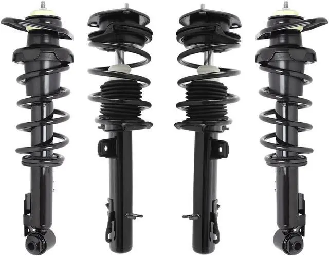 Main image of Unity Automotive 4-11957-15091-001 Front & Rear Complete Strut Assembly Kit For 2007-2014 Mini Cooper