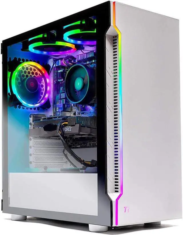 Alt view image 5 of 5 - Skytech Archangel Gaming PC Desktop INTEL Core i5 10400F 2.9 GHz, RTX 3060, 1TB NVME SSD, 16G DDR4 3200, 600W GOLD PSU, AC Wi-Fi, Windows 10 Home 64-bit