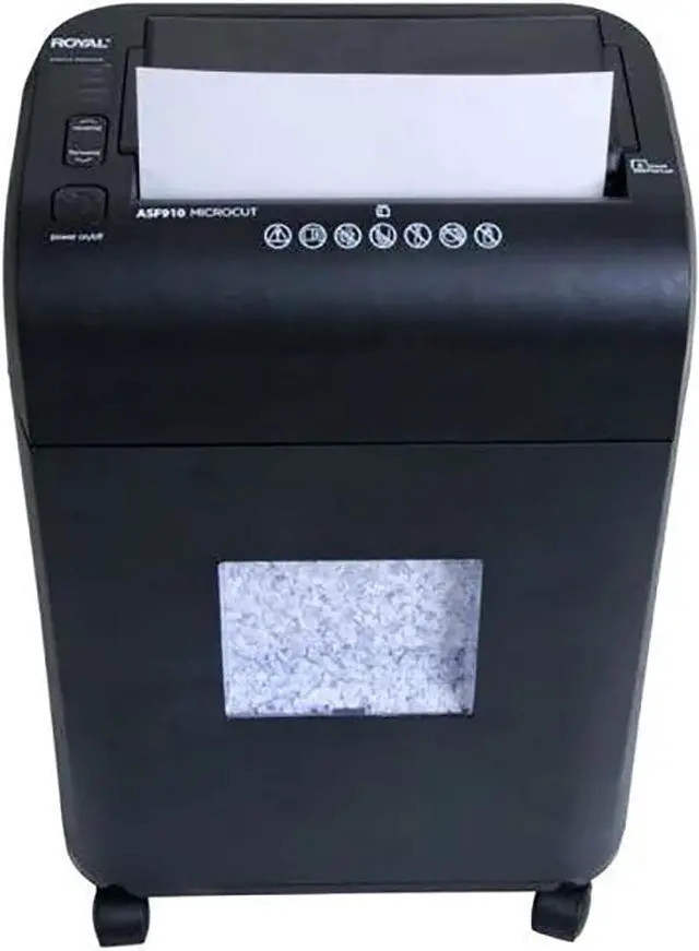 Alt view image 5 of 7 - Royal ASF910 100-Sheet Auto-Feed Micro-Cut Paper - Black