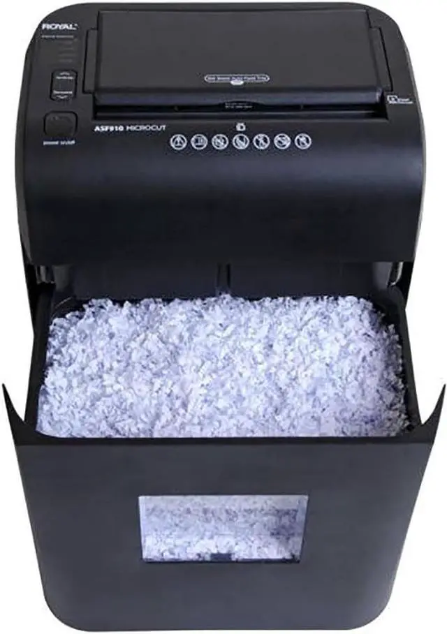 Alt view image 6 of 7 - Royal ASF910 100-Sheet Auto-Feed Micro-Cut Paper - Black