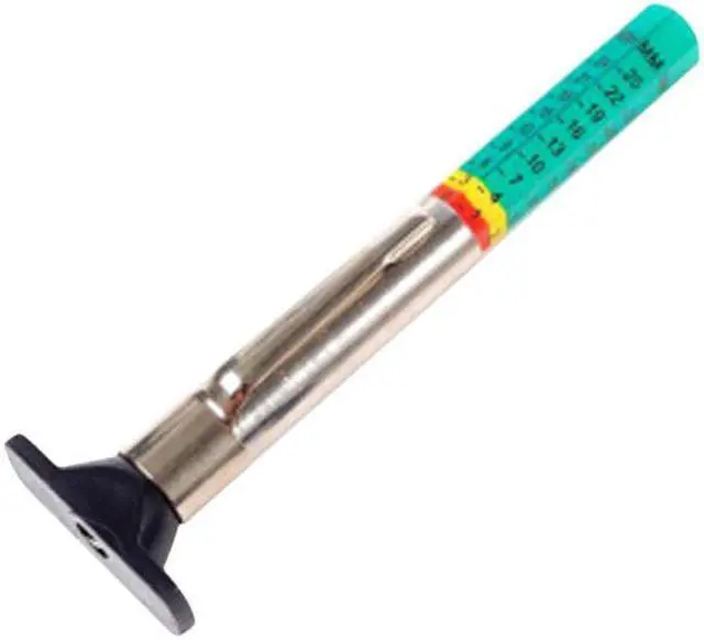 Main image of AME Color Coded Tire Tread Depth Gauge 51007