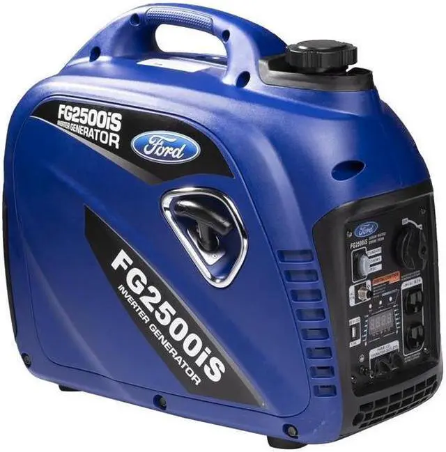 Alt view image 6 of 7 - Ford 2500W Gas Powered Portable Inverter Generator - Compact and Lightweight Design with Parallel Capability - Produces Clean, Stable Power - CARB Compliant - FG2500IS