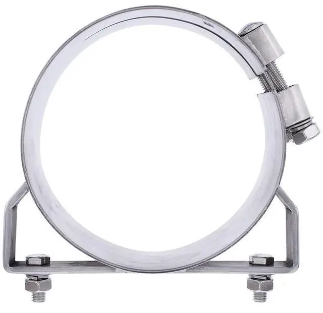 Main image of United Pacific 10324 7-inch Stainless Steel Wide Band Exhaust Clamp for Freightliner & Various Models, 304 Premium Steel, Strong & Durable  ONE Unit