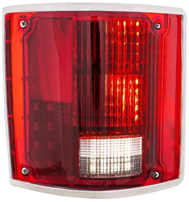 Main image of United Pacific 110843 Tail Light, LED Sequential, with Trim, for 1973-1987 Chevy and GMC Truck, L/H