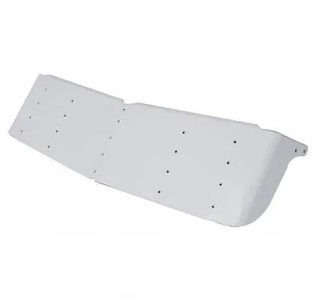 Main image of United Pacific 28016 16" Stainless Gangster Style Drop Visor for 1995+ Kenworth With Curved Windshield