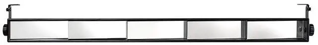 Main image of United Pacific 60051 Panoramic 5-Panel Rearview Mirror, 1 Pack