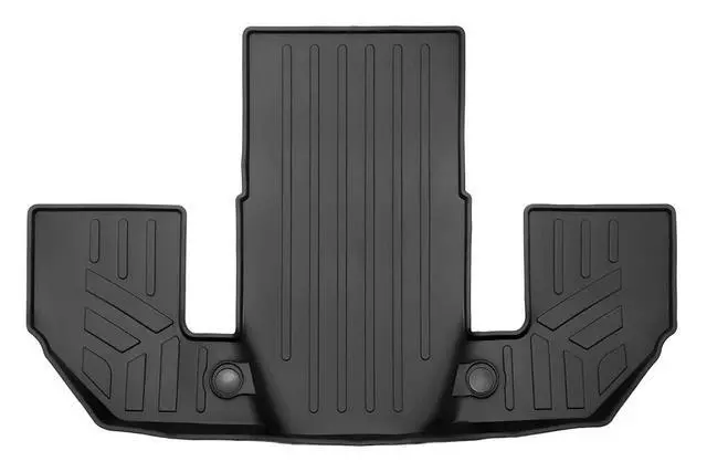 Alt view image 3 of 4 - SMARTLINER Custom Fit Floor Mats 3rd Row Liner Black Compatible With 2020-2023 Volvo XC90 (Only Fits 6 Passenger Models)