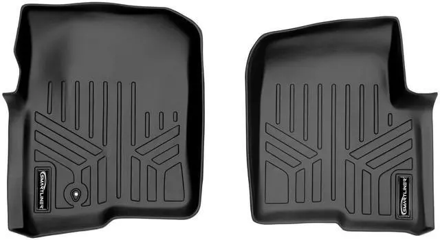 Main image of SMARTLINER Custom Fit Floor Mats 1st Row Liner Set Black Compatible With 2004-2008 Ford F-150 / 2006-2008 Lincoln Mark LT - All Models