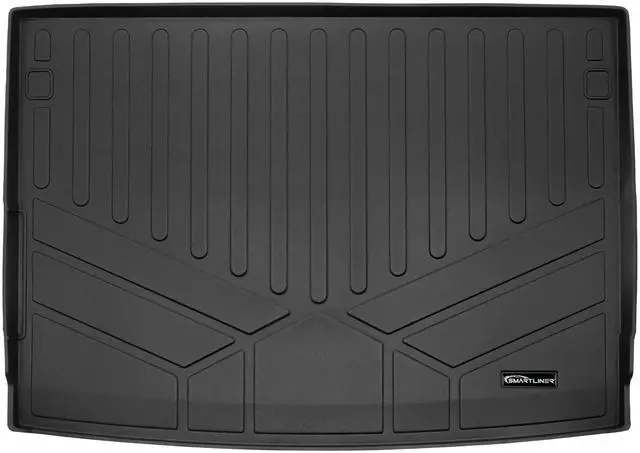 Alt view image 3 of 4 - SMARTLINER All Weather Custom Fit Black Cargo Liner Behind the 3rd Row Compatible With 2023-2024 Jeep Grand Wagoneer L