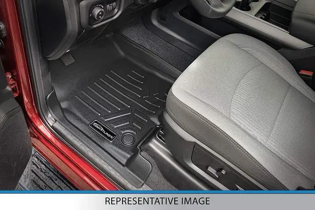 Alt view image 2 of 7 - SMARTLINER Floor Mats 2 Row Liner Set Black Compatible With 2004-2008 Ford F-150 SuperCrew Cab / 2006-2008 Lincoln Mark LT Crew Cab