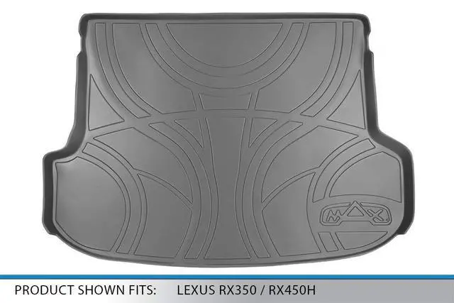 Alt view image 3 of 7 - SMARTLINER All Weather Custom Fit Cargo Trunk Liner Floor Mat Grey Compatible With 2010-2015 Lexus RX350 / RX450h