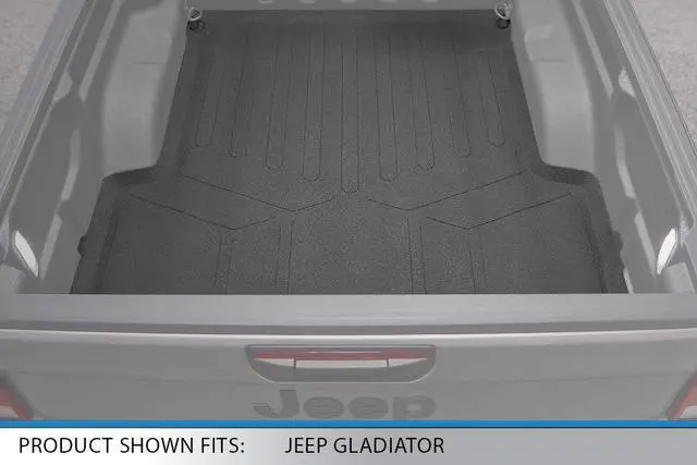 Alt view image 2 of 4 - SMARTLINER All Weather Custom Fit 5 ft Rugged Bed Mat Compatible With 2020-2023 Jeep Gladiator