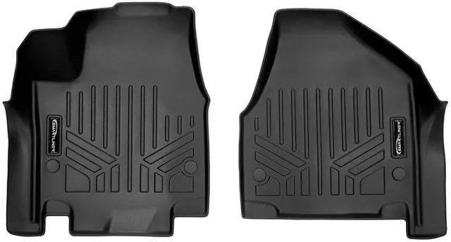 Main image of SMARTLINER Custom Fit Floor Mats 1st Row Liner Set Black Compatible With 2017-2024 Chrysler Pacifica (Fits All Models)