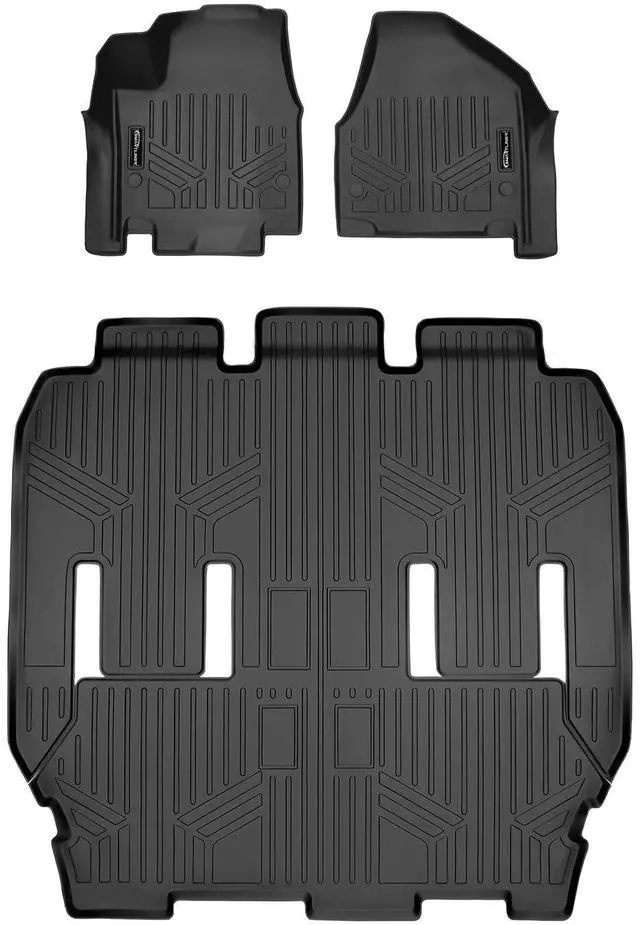 Main image of SMARTLINER 3 Row Liner Set Black Compatible With 2017-2024 Chrysler Pacifica 7 or 8 Passenger Model (No Hybrid Models) and 2020 Voyager