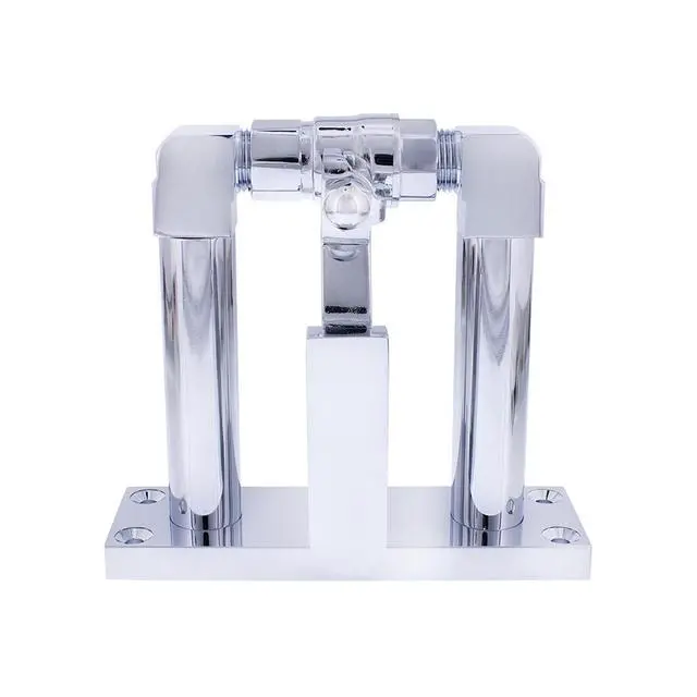 Main image of United Pacific 46106 4 Chrome Air Horn Valve Lever w/Stand Set for Train Horns/Train Whistles, Heavy-Duty, Large Lever for Ease of Use ONE Unit