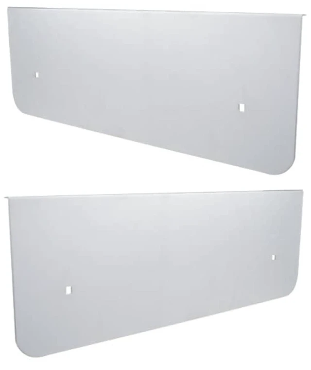 Main image of United Pacific 20583 Fender Corner Guard, Fender Guards, Front, Stainless Steel, for-2002 Kenworth W900