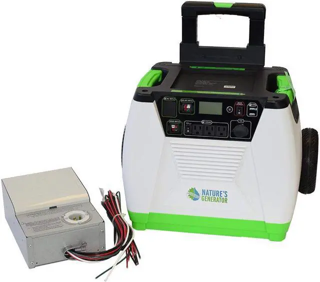 Alt view image 3 of 7 - Nature's Generator GOLD System - Power Transfer Edition System Powered Portable Generator HKNGAUPE