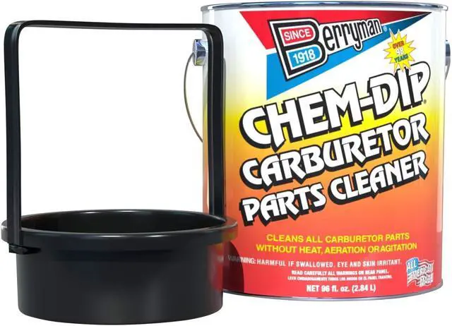 Main image of Berryman Products 0996-ARM B-9 Chem Dip Parts Cleaner with Basket and Armlock, 3/4-Gallon Pail
