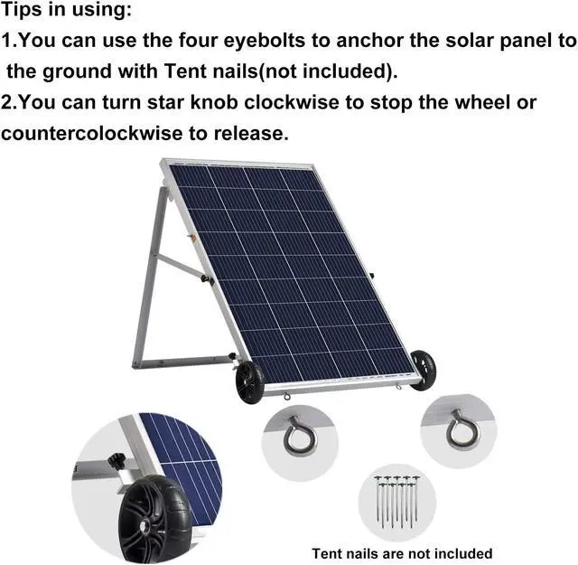 Alt view image 5 of 7 - Nature's Generator Elite - Gold System:3600W Solar & Wind Powered Pure Sine Wave Off-Grid Nature's Generator Elite+2pcs 100W Solar Panel HKNGAUEL