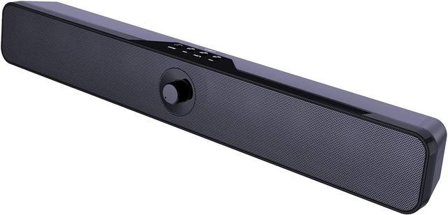 Computer DOSS Sound bar with 16W Sound and Enhance Bass, 20 Hours Playtime, Bluetooth 5.0, Aux-in, USB and card Input, PC Speakers for Desktop, Laptop, Tablets, Phone, Gaming