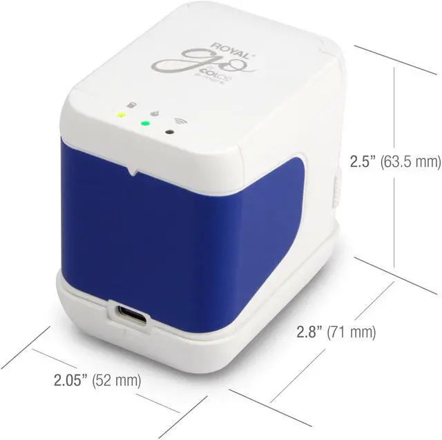 Alt view image 4 of 13 - Royal e-mark go Mobile Printer Bundle Pack