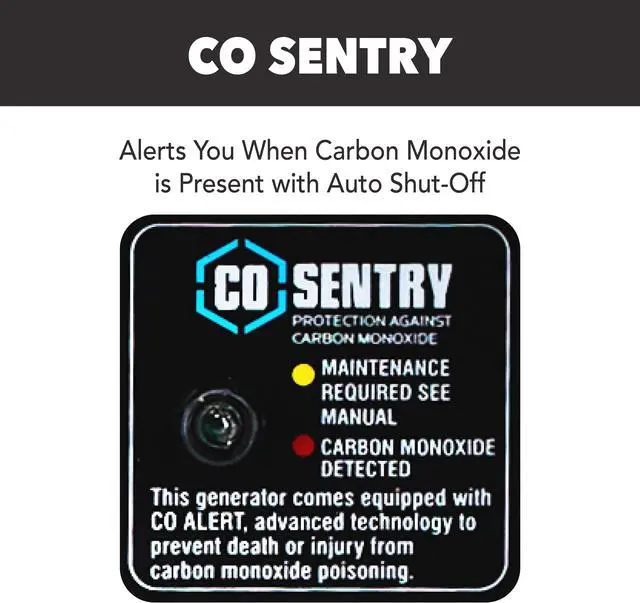 Alt view image 6 of 7 - Pulsar 9500W Tri-Fuel Inverter Generator w/Remote Start & CO Sentry GS95TiSCO