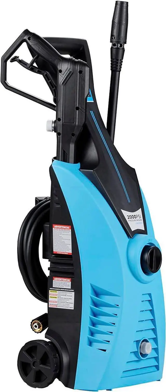 Alt view image 2 of 5 - Pulsar PWE2001V Electric Portable High Pressure Washer, PSI 2000, Cleans Cars/Fences/Patios