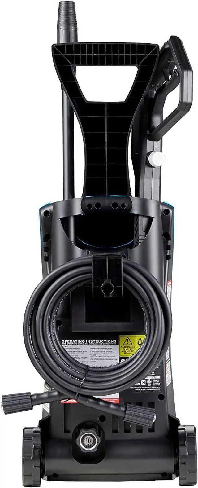 Alt view image 4 of 5 - Pulsar PWE2001V Electric Portable High Pressure Washer, PSI 2000, Cleans Cars/Fences/Patios