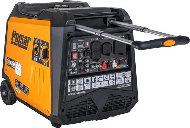 Alt view image 6 of 7 - Pulsar 9500 Watt Tri Fuel Portable Inverter Generator, Remote Electric Start, CO Sensor, Parallel Capable, Super Quiet, Use for RV, Camping, Outdoor & Home, Gasoline, Propane, Natural Gas -NED95TiSRCO
