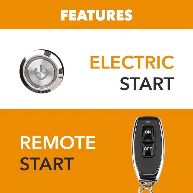 Alt view image 5 of 7 - Pulsar 9500 Watt Tri Fuel Portable Inverter Generator, Remote Electric Start, CO Sensor, Parallel Capable, Super Quiet, Use for RV, Camping, Outdoor & Home, Gasoline, Propane, Natural Gas -NED95TiSRCO