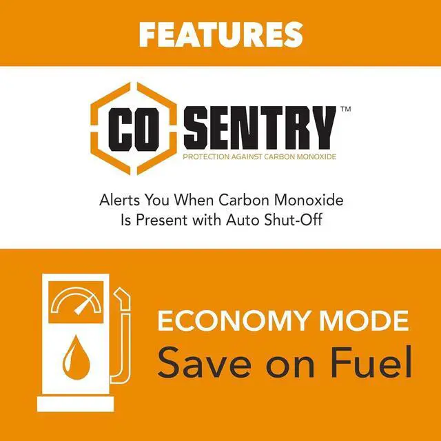 Alt view image 6 of 7 - Pulsar 2,700W Portable Dual Fuel Quiet Inverter Generator With USB Outlet & Parallel Capability, Carb Compliant, CO sentry, NE27BiSCO