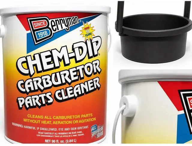 Alt view image 3 of 6 - Berryman Products 0996-ARM B-9 Chem Dip Parts Cleaner with Basket and Armlock, 3/4-Gallon Pail