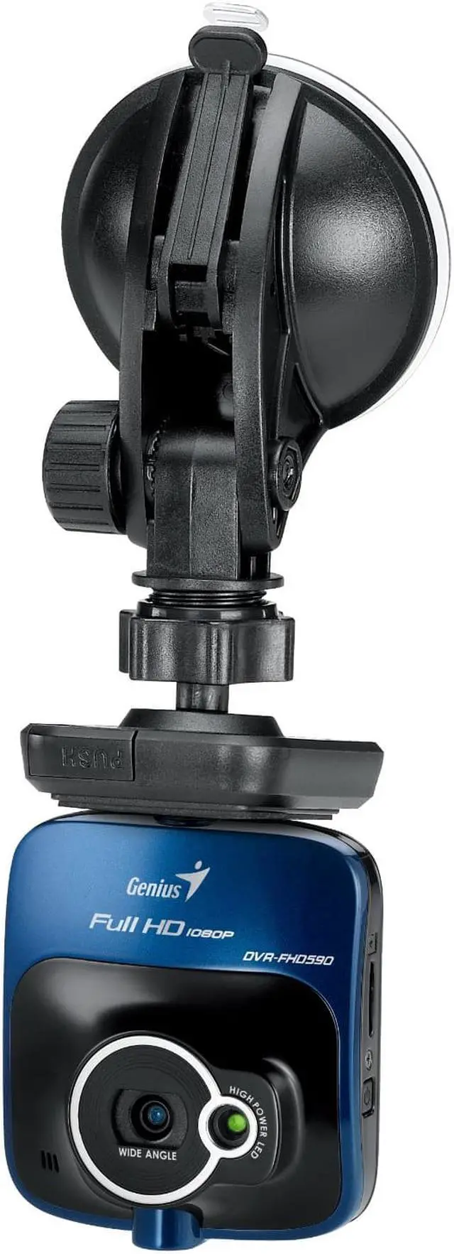 Alt view image 2 of 8 - Genius DVR-FHD590 Full HD Vehicle Video Recorder with 128-Degree Wide Angle and G-Sensor