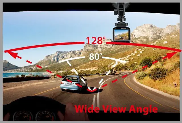 Alt view image 5 of 8 - Genius DVR-FHD590 Full HD Vehicle Video Recorder with 128-Degree Wide Angle and G-Sensor