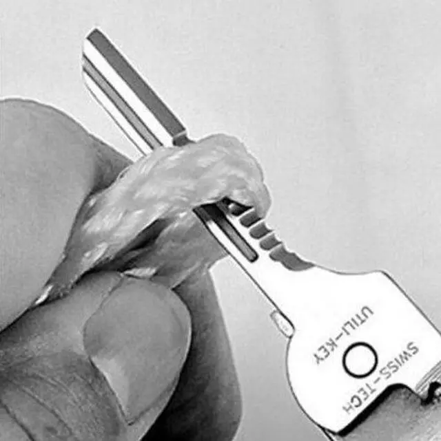 Alt view image 4 of 8 - Swiss+Tech ST66676 Utili-Key 6-in-1 Key Ring Multi-Function Tool