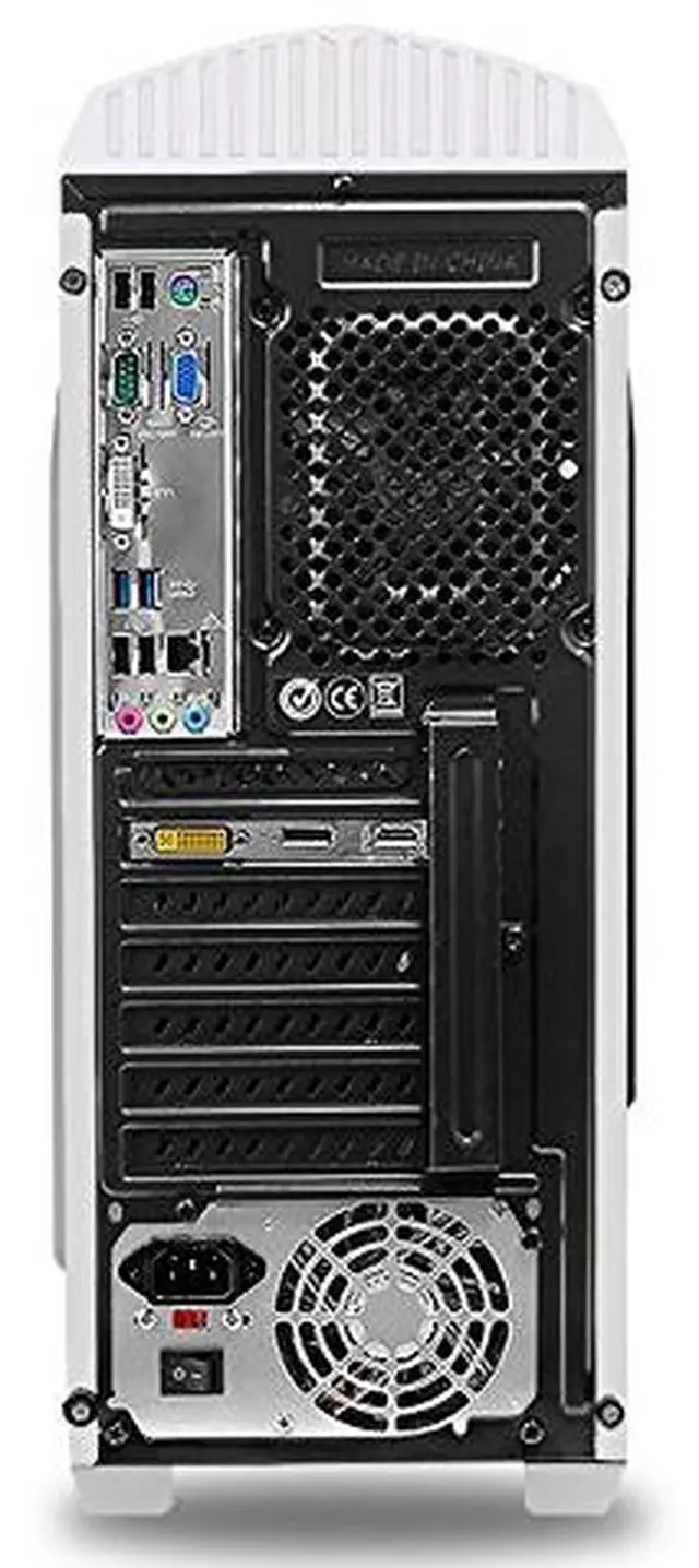 Alt view image 4 of 7 - SkyTech ArchAngel GTX 1050 Gaming Computer Desktop PC FX-6300 3.50 GHz 6-Core, GTX 1050 2GB, 8GB DDR3, 1TB HDD, 24X DVD, Wi-Fi USB, Windows 10 Pro 64-bit, White (ST-ARCH-GTX1050-2G)