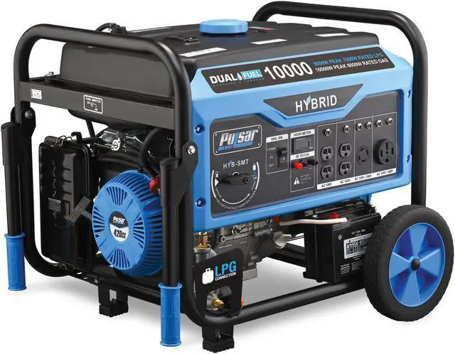 Main image of Pulsar Dual Fuel 10000w Generator with Switch & Go Technology