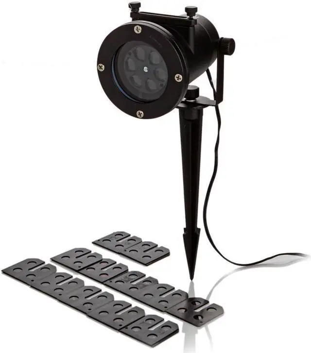 Alt view image 3 of 7 - Night Stars Celebration Series High Power LED Motion Projection Light w/ 12 Interchangeable Slides LL01-HC