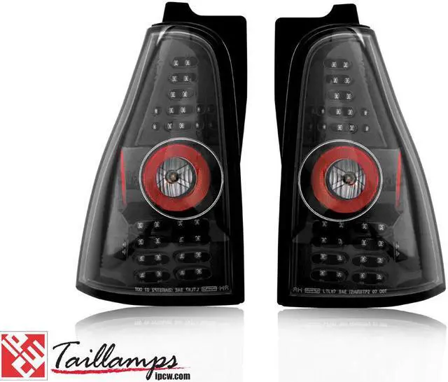 Alt view image 3 of 4 - IPCW LEDT-2003CB Toyota 4Runner 2003 - 2007 Tail Lamps, LED Bermuda Black