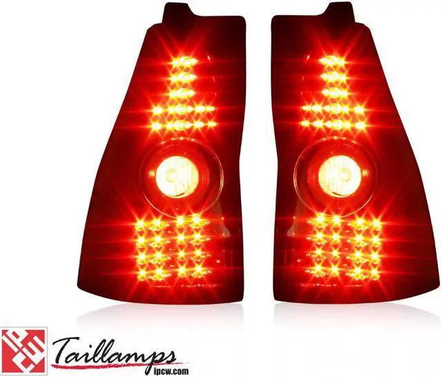 Alt view image 4 of 4 - IPCW LEDT-2003CB Toyota 4Runner 2003 - 2007 Tail Lamps, LED Bermuda Black