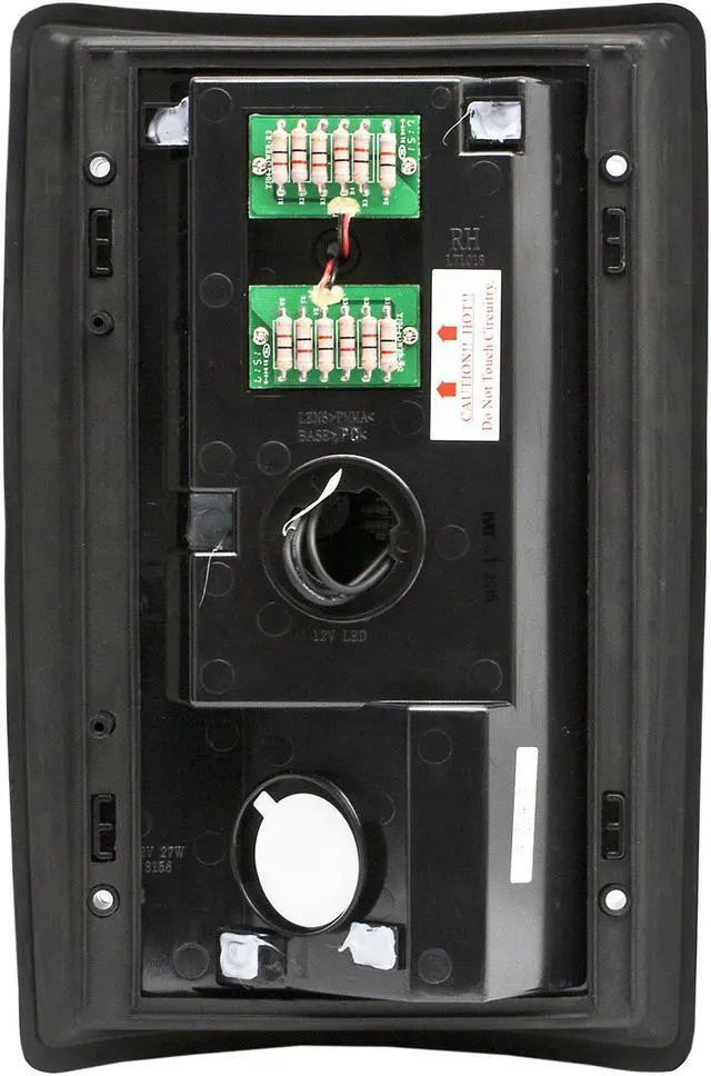 Alt view image 4 of 4 - IPCW LEDT-502CR Ford Econoline 1995 - 2012 Tail Lamps, LED Ruby Red