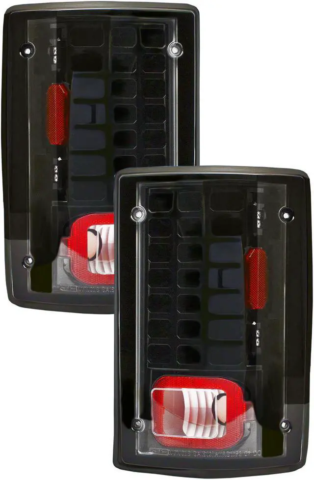 Alt view image 3 of 4 - IPCW LEDT-502CR Ford Econoline 1995 - 2012 Tail Lamps, LED Ruby Red