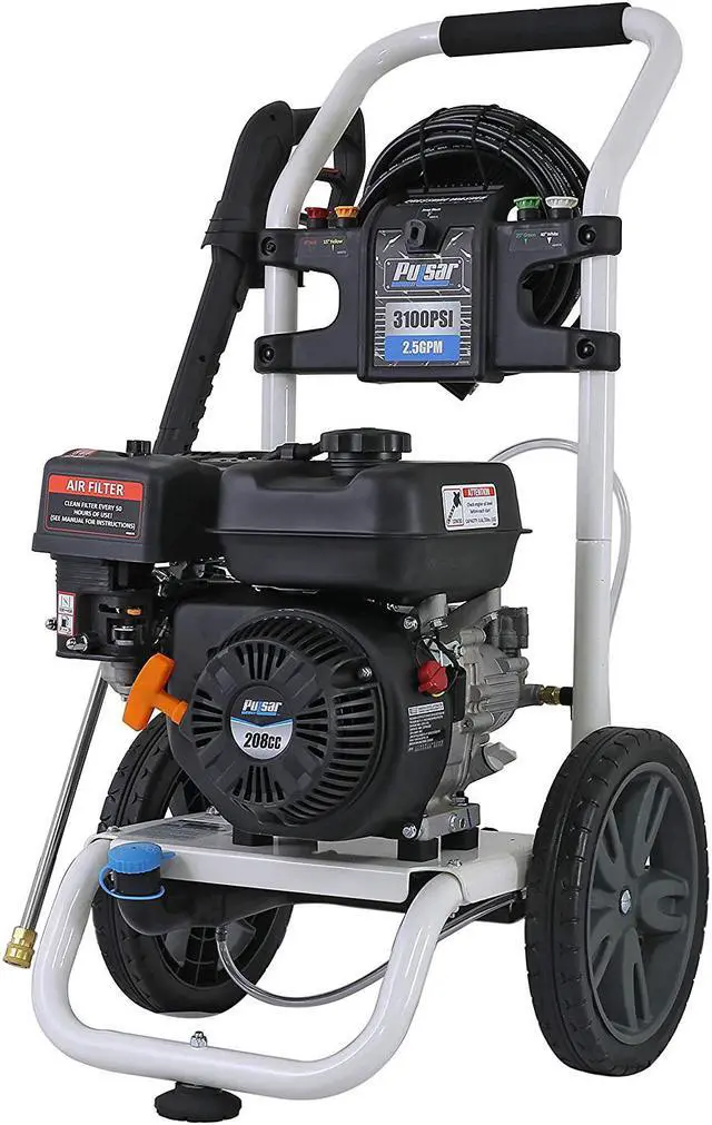 Main image of Pulsar 3,100 PSI 2.5 GPM Gas-Powered Pressure Washer with 5 Quick Connect Nozzles & On-Board Detergent Tank, W31H19