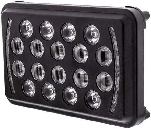 Alt view image 4 of 5 - United Pacific 18 High Power 4"X 6" LED Rectangular Light With Position Light - Black 36449
