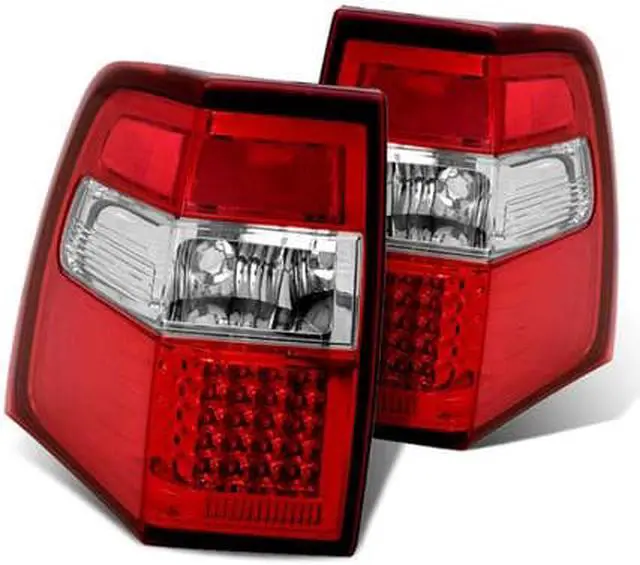 Main image of CG FORD EXPEDITION 07-UP L.E.D TAILLIGHT RED/CLEAR 03-FE07TLED PAIR