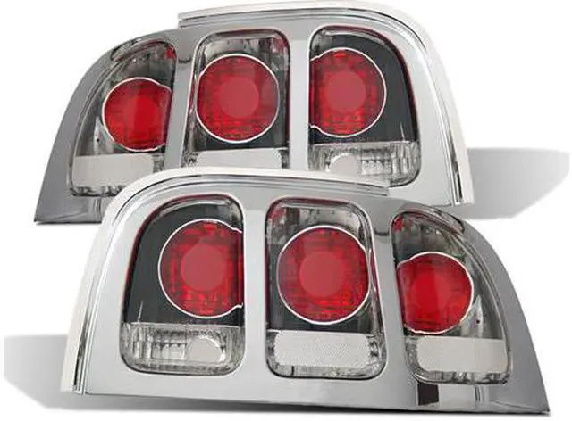 Main image of CG FORD MUSTANG 94-98 TAILLIGHT CHROME 03-FM9498TLA PAIR
