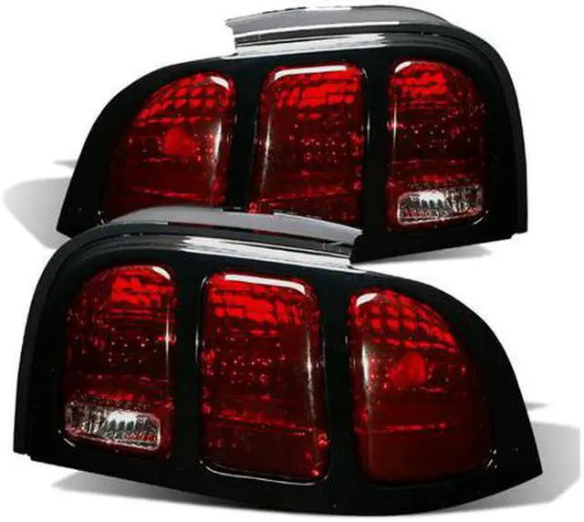 Main image of CG FORD MUSTANG 94-98 TAILLIGHT DARK RED 03-FM9498TLDR PAIR