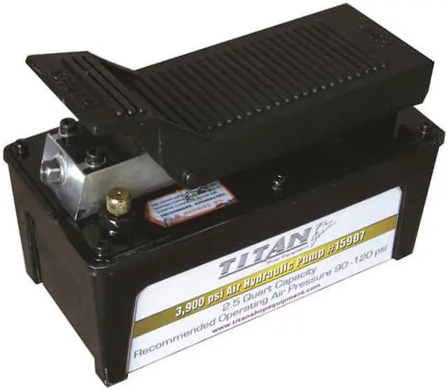 Main image of AME International 2.5 Qt. Air Hydraulic Pump w/Aluminum Reservoir, 3,900 PSI 15907
